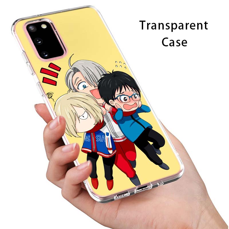 Anime Yuri On Ice For Samsung Galaxy S22 Pro S21 S20 FE Ultra S10 S10E Lite S9 S8 Plus S7 S6 Edge Soft Phone Case
