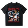 Koreaanse Kpop KATSEYE Meisjesgroep T-shirt Unisex Mannen Vrouwen Vintage Oversized Tee Katoen Streetwear Losse Top Korte Mouwen Tee