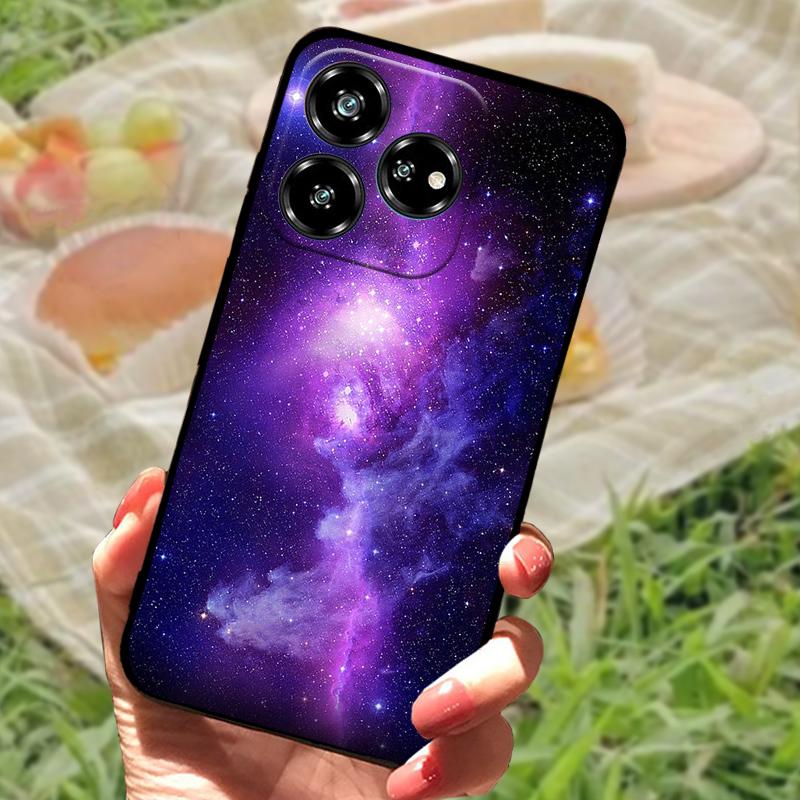 For ZTE Blade V60 Coque Case Nubia V60 Phone Protective Soft Silicone Funda Cover For ZTE Axon 60 4G Z2356 Bumper Fashion Floral