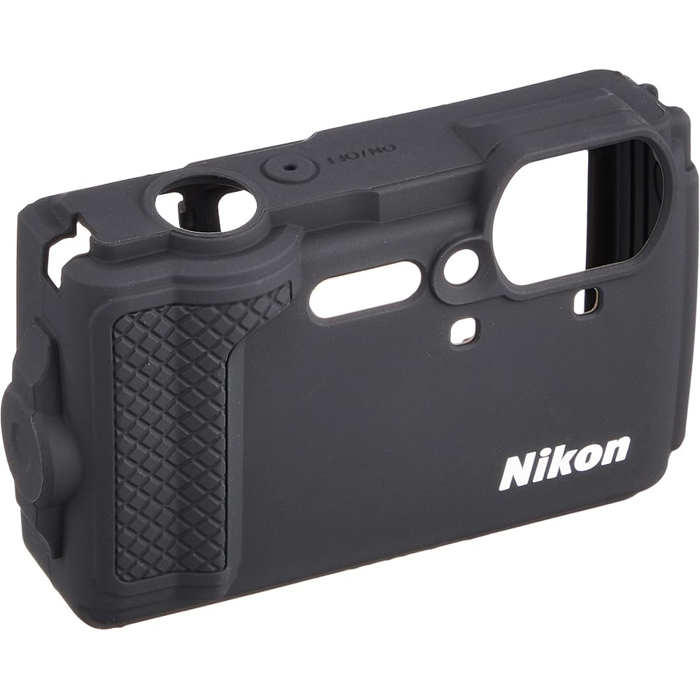 Nikon szilikon tok CF-CP3 BK Fekete (Nikon COOLPIX W300 digitális fényképezőgéphez)