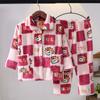 Children's Flannel Pajamas Set Home Wear Thicken Pajamas Set
