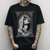Gothic Graphic Print T-Shirt Punk Rock Grunge Graphic Tee Alternative Streetwear Clothing Alt Metal Shirt Goth Gift For Him