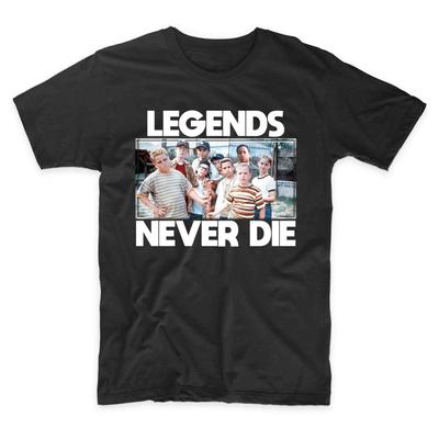 Sandlot Legends Never Die Photo T Shirt - Adult - Youth - Toddler 1990s F101 Unisex T-Shirt