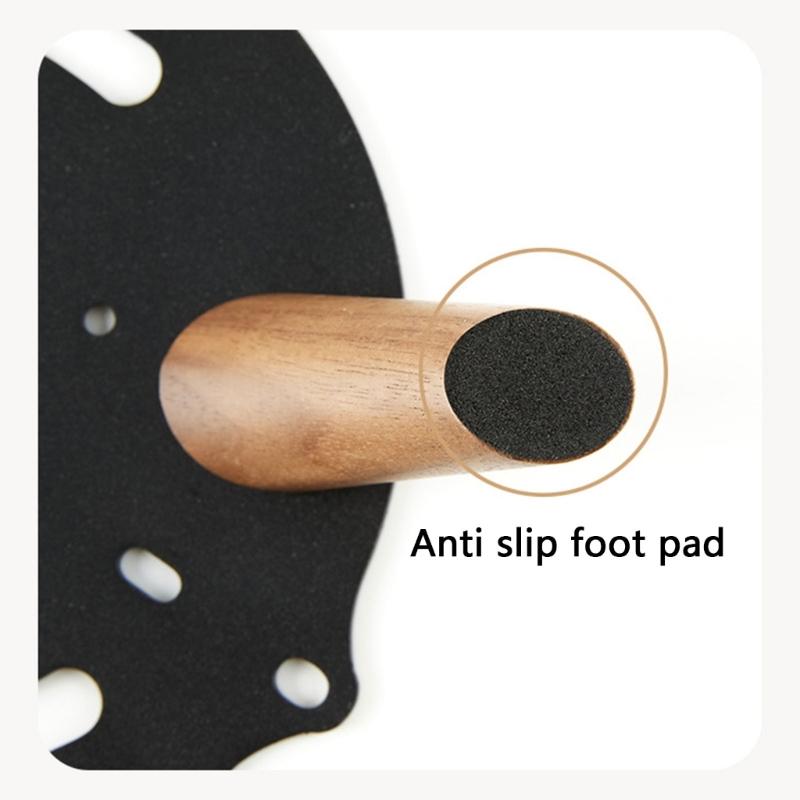 Suport Portabil pentru Boxe Metalic Organizator de Birou cu Picioare din Lemn Anti-Alunecare pentru Boxele B&W Formation Wedge