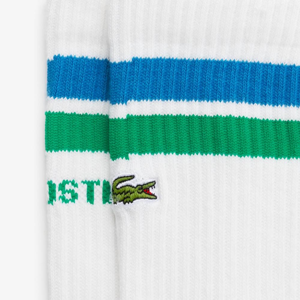 Lacoste Unisex Bold Stripe Sport Socks RA136E-56G001