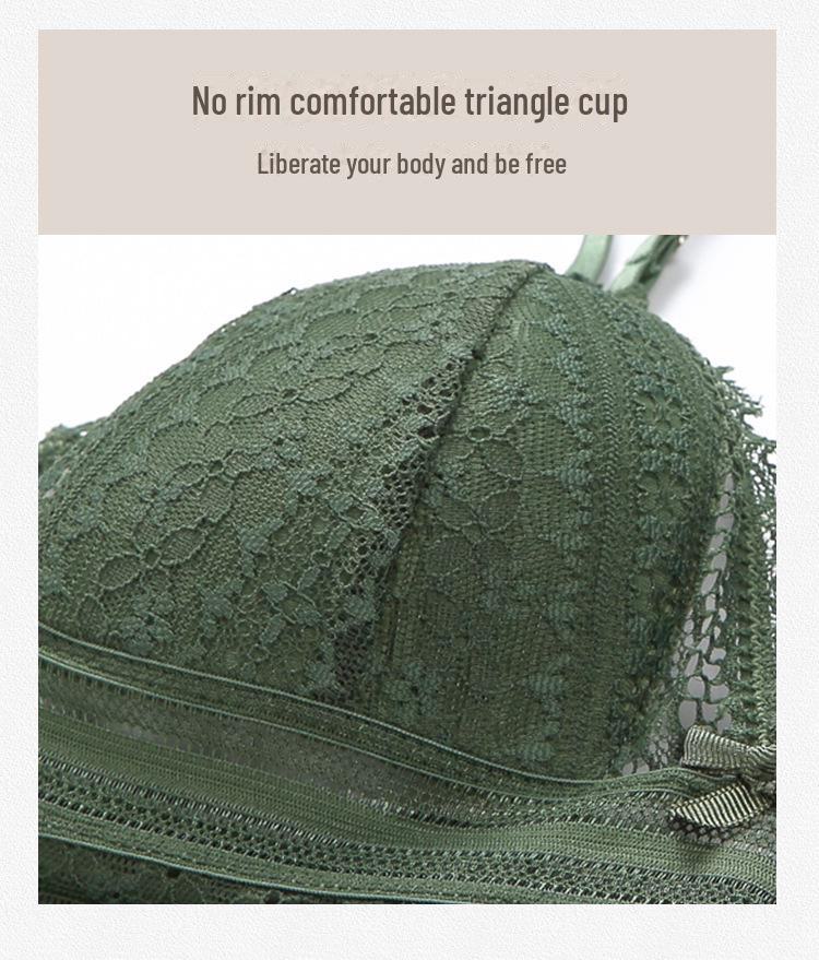 Soutien Triângulo Francês de Renda Elegante - Sem Aro, Design Sexy nas Costas