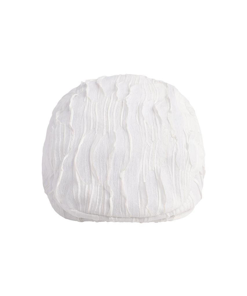 FANCY CLUB Lace Banding Hunting Cap (White) F25Qe996