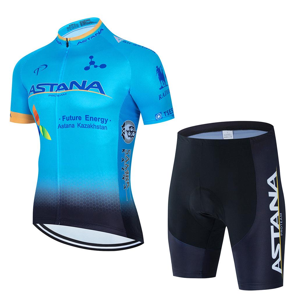 Men's Bicycle Cycling Suit, Short-sleeved Suit, Road Bike Breathable Cycling Suit, Quick-drying.