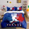 Rooster with France Text. Bedding Sets Duvet Cover Sets Duvet Covers Pillowcases(1 * Duvet Cover 2 * Pillowcases, Without Duvet Insert)