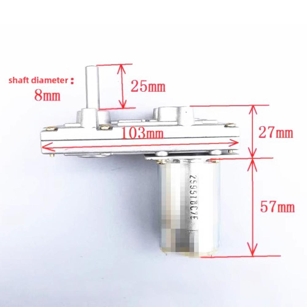 7-Type 555 Geared Motors Metal Gear DC Geared Motor 12V 24V Reciprocating Mechanism Eccentric Wheel Accessories