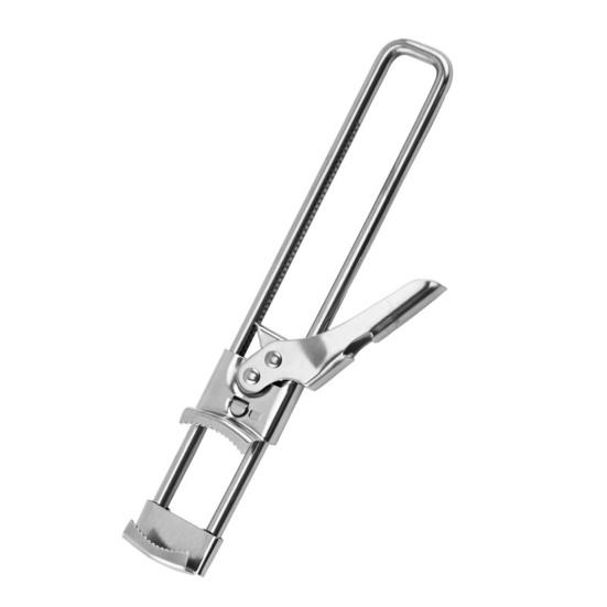 Bottle Opener for Weak Hands Easy Grip Lid Opener Adjustable Stainless Steel Jar Opener Ergonomic Kitchen Tool for Seniors
