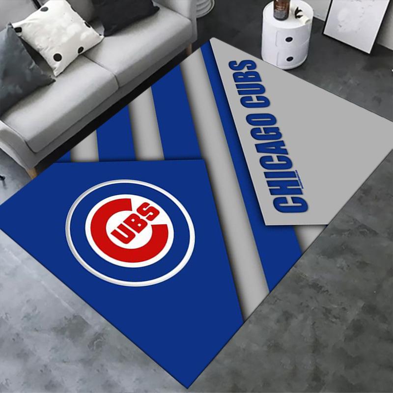 Chicago Cubs Carpet Rug for Living Room Bedroom Home Sofa Decoration,Kids Play Non-slip Floor Mat