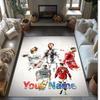 Cristiano Ronaldo Bedruckter Kristall-Samt-Teppich Rutschfester Kristall-Samt-Teppich für Sofa Schlafzimmer Innenbereich Heimdekoration