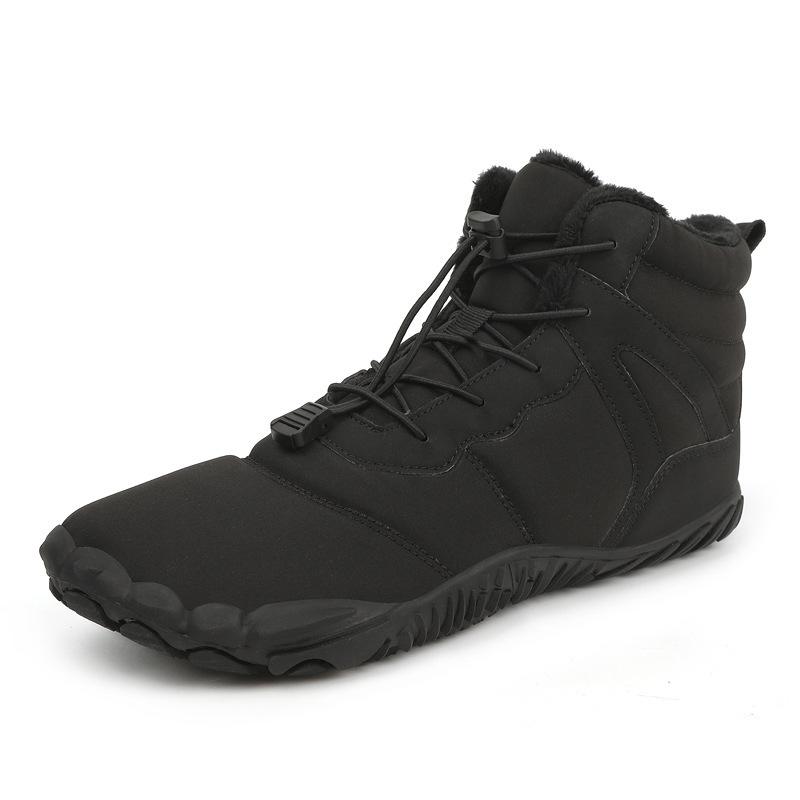Snow Men's Boots Flat Booties For Men Platform Ankle Boots Warm Fur Men's Winter Shoes Fashion Footwear Men's Work Shoes