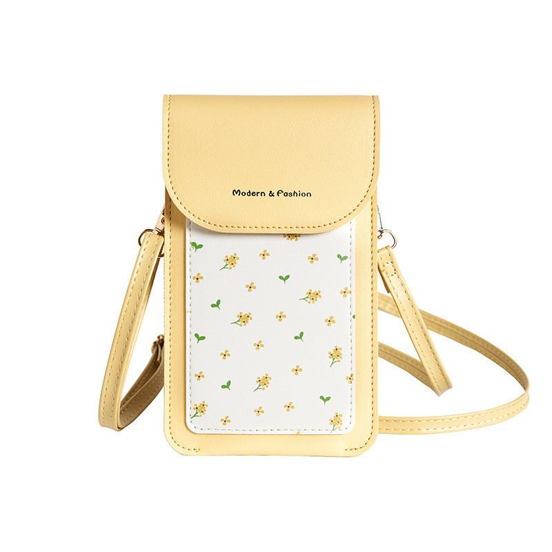 2023 New Cross-border Touchscreen Phone Bag Women's Single Shoulder Slant Crossbody Mini Phone Bag