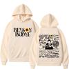 Benson Boone American Heart Tour 2025 Hoodies Mannen Vrouwen Mode Hip Hop Hoodies Fans Cadeau Oversized Vintage Truien