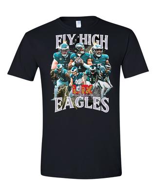 Nieuwe Graphic -Philadelphia Eagles Kampioenen, Super Bowl LIX T-shirts met korte mouwen!!
