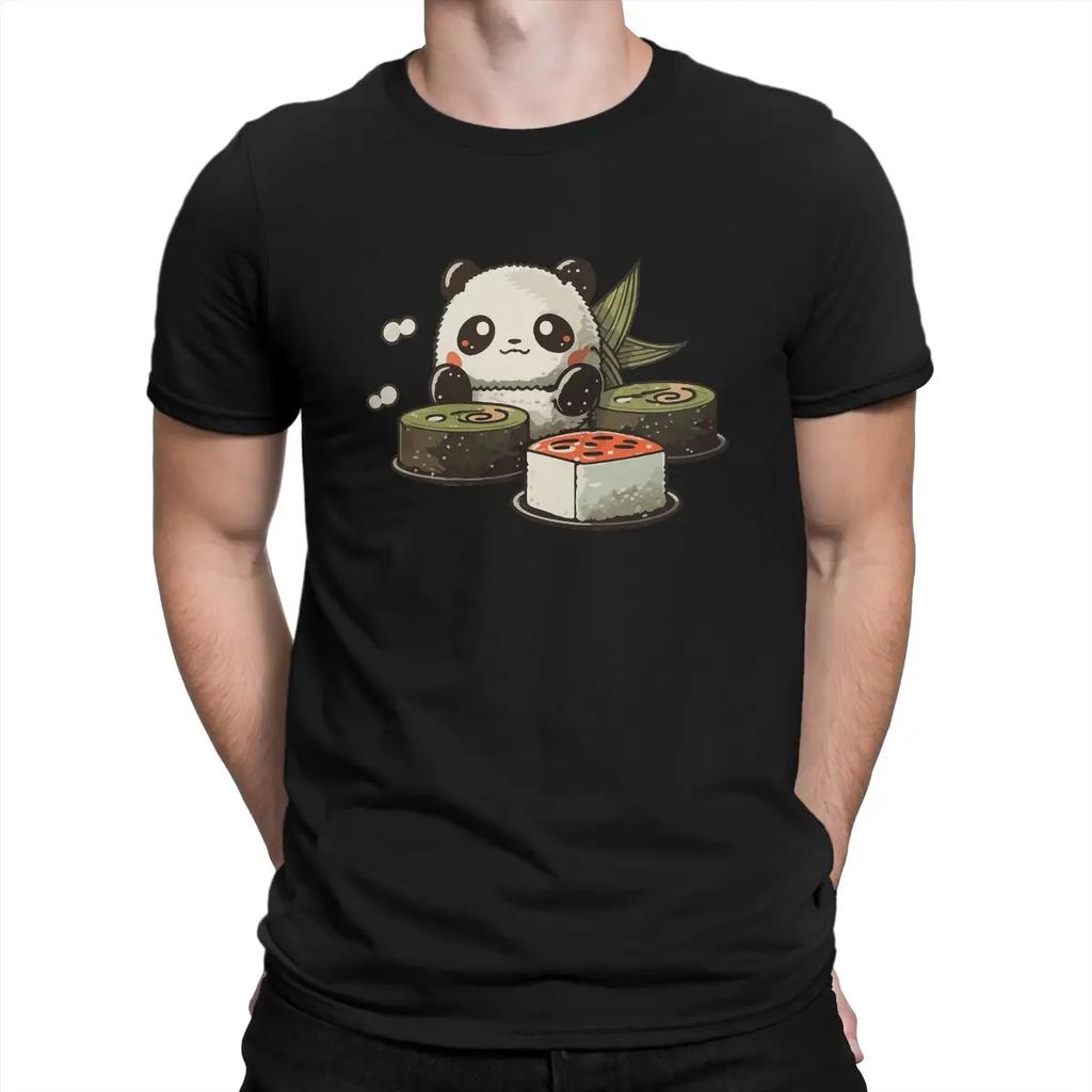 Sushi Panda Special TShirt Kawaii  Anime Panda Casual T Shirt Summer T-shirt For Adult