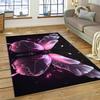 HD Fantasy Vlinder Bloem Cartoon Tapijt Kleed voor Huis Woonkamer Slaapkamer Bank Deurmat Decor, Kindergebied Kleed Antislip Vloermat
