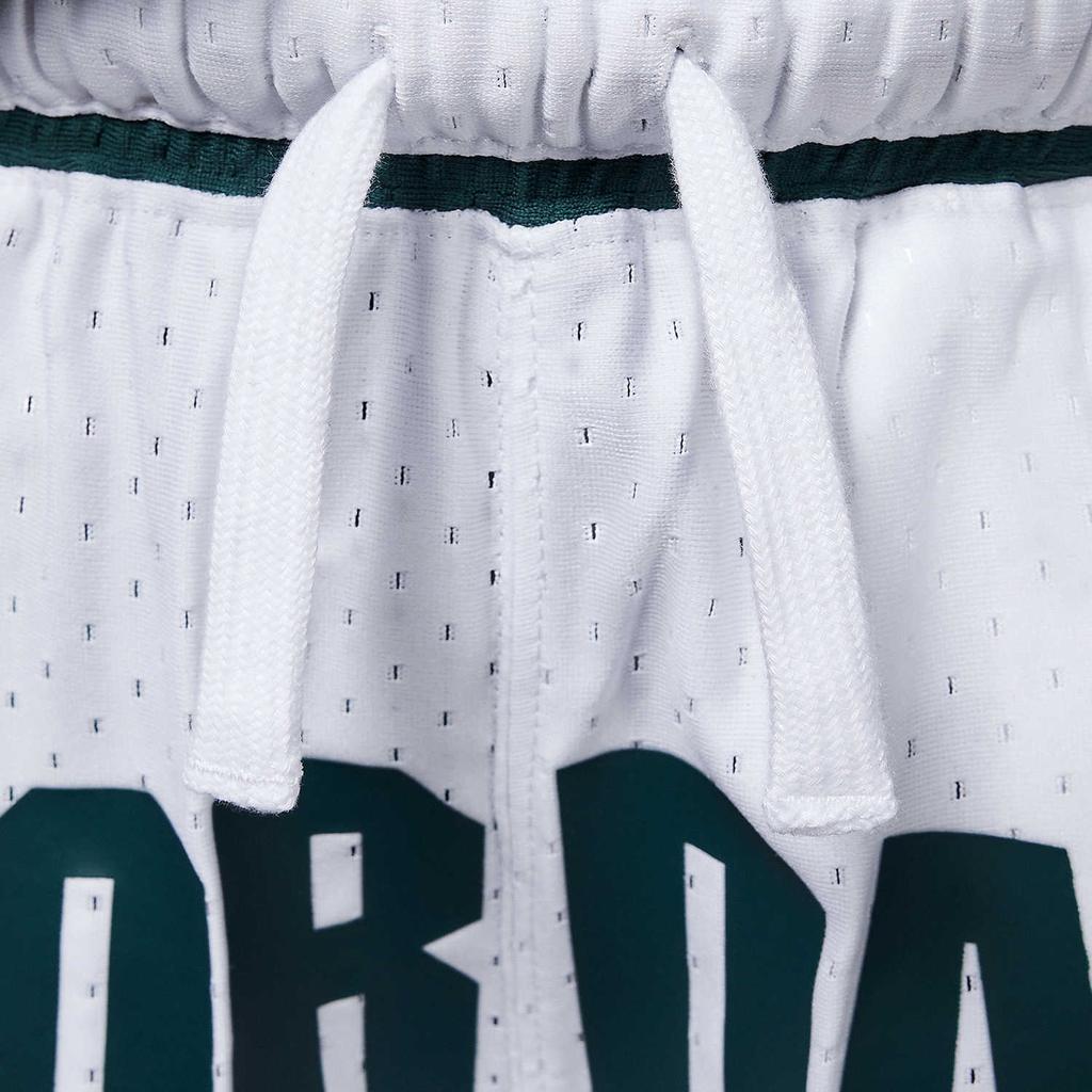 (GS) Air Jordan Sport MJ Diamond Basketball Shorts 'White Green' Kids' HQ7112-100