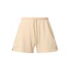 Brooklyn Bequem Hautfreundlich Weich Dreiviertel Freizeitshorts Damenshorts Legendär-Hellbraun Weiß HJ1366203