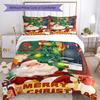 Christmas Bedding Set Breathable Duvet Cover with Pillowcases Decorative Bed Linen for Bedroom Home Decoration Birthday Gift