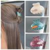 Small Shark Clip Fish Hair Claw Animal Animal Hair Clip Fashion Acetate Hair Claw  Female/Girls