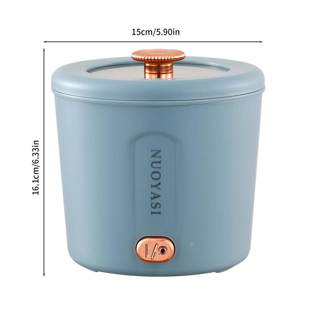 Hot Pot Electric Mini Ramen Cooker 450W  Noodles Cooker Multifunctional Electric Pot For Cooking Pasta Soup Portable Pot With Over-Heating