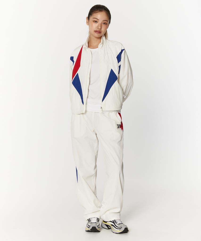 REEBOK Vector Flash 2-Way Warm-Up Pants - Off-White