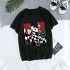 Women T-shirt Kaus Grafis Anime Demon Slayer Uniseks Tanjirou Kamado Kaus Wanita Kimetsu No Yaiba Nezuko Kaus Wanita