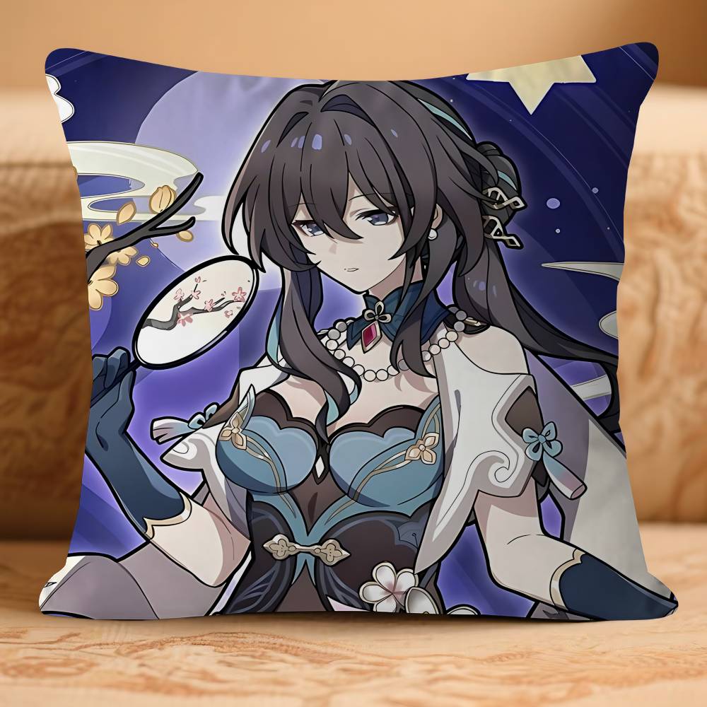 ANIME R-Ruan Mei Personalized Picture Text Home Decorative Pillows Household Gifts 45x45cm