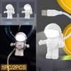 1PC Creative Spaceman Astronaut LED Flexible USB Light Night Light Toy Laptop PC Notebook XYZ