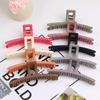 Matte Solid Color One Line Grab Clip, Simple Back of the Head Shark Clip, Korean Hair Clip, Hairpin Hair Accessory