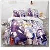 Game Genshin Impact Klee Cosplay Duvet Cover Anime Cartoon Bedding Set Diona Coplay Bed Set Quilt Comforter Covers Home Textiles