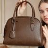 Top Layer Cowhide Versatile Bag 2025 New Boston Pillow Bag Single Shoulder Crossbody Bag Large Capacity Genuine Leather Handbag
