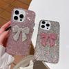 Tredimensionellt Rosett Strass Mobilskal för IPhone 17 Promax Glänsande Färg för IPhone 16 Skyddsskal Lyx