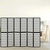 Vidaxl Folding Screen 6-Panel, Japanese Style, 240X170 Cm, Black