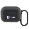 Etui Do AirPods Pro BMW Carbon Metal Logo Czarne