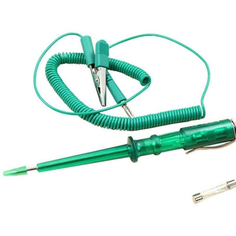 Tester de circuit pentru mașină DC 6V-24V Tester de tensiune pentru mașină cu sistem de lumină cu sondă Stilo de testare stilou de detectare a circuitului Instrument de reparație auto