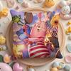 Anime U-Usavich Cushion Cover Home & Car Multi-Scene Pillow Cover - Reversible, Soft & Durable for Daily Use