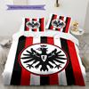 Frankfurt Fotbollsmönster Sängkläder, Täcke Set Påslakan Kuddfodral Hem Födelsedagspresent (1 * påslakan + 2 * örngott, utan kärna)