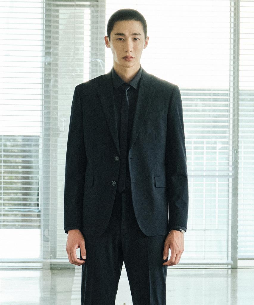 STCO Motion-Free Signature Suit Jacket Navy (Slim Fit)_Ssjucb2Ssn