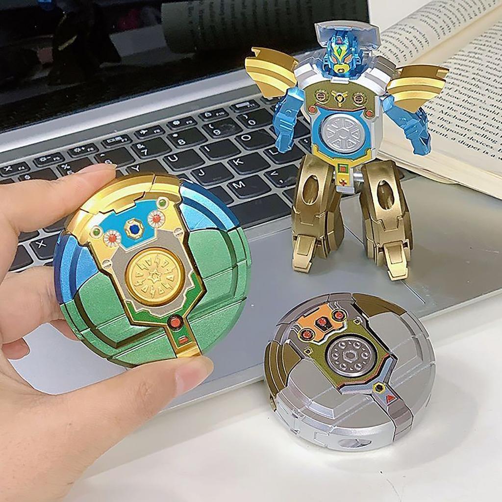 Transforming Gyroscope Toy, Variable Robot Rotation, Cool Creative Decompression, Fingertip Gyroscope