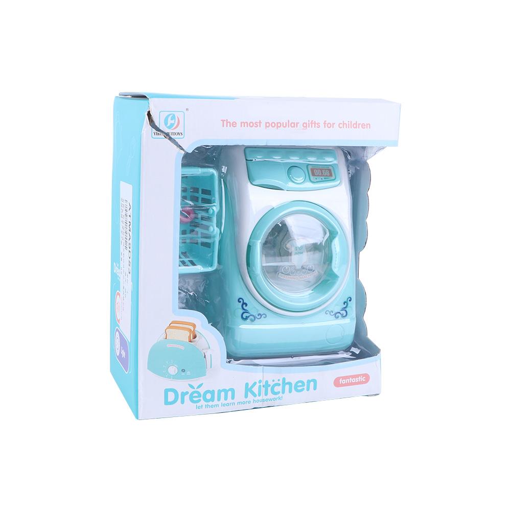 Mini Furniture Filling Water Toy Mini Electric Washing Machine Simulation Washing Machine Toys