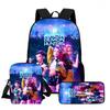 Kpop Hunter Witch Girl Group HD Print Large Capacity Lightweight Backpack School Bag with Spine Protection Trendy Travel Daypack for Students Unisex