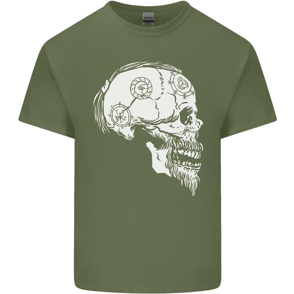 Viking Skull Thor Valhalla Norse Mythology Unisexs Light Cotton TShirt
