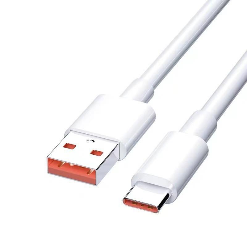 6A Type-C Data Cable, Compatible with Huawei Data Cables, and Supports Super Fast Charging for VIVO/OPPO/Xiaomi/Honor Redmi Phones