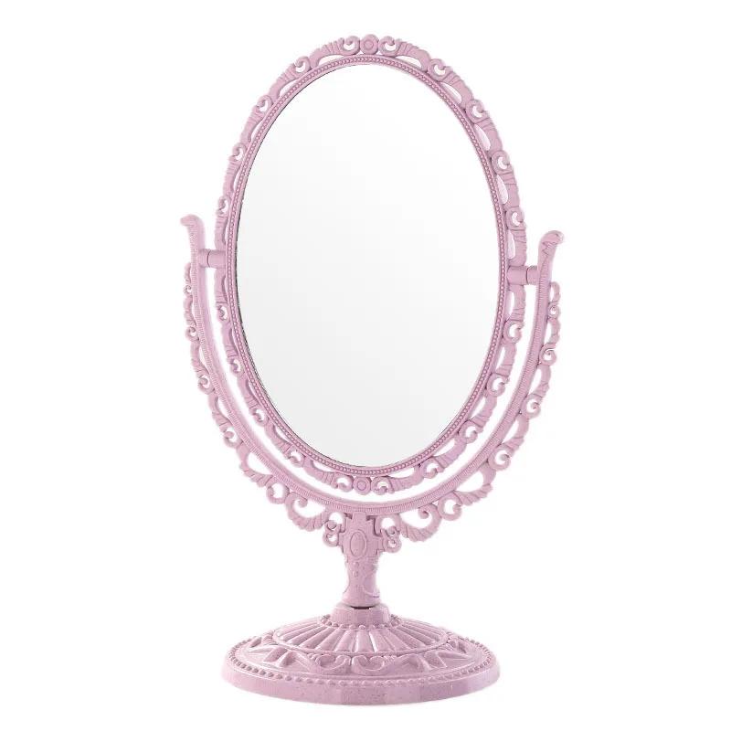 2025 European-style Makeup Mirror Double-sided Vanity Mirror Simple Detachable Portable Princess Mirror Mirrors for Bedroom