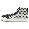Sk8 Tênis de Skate Cano Alto Antiderrapante Unissex Preto Branco Xadrez VN0A4BX6KIG