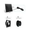 Compact 12V Inline Fan For Air Circulation In Grow Tents Offices Sturdy ABS Design 5.5x2.1mm Female Connectors